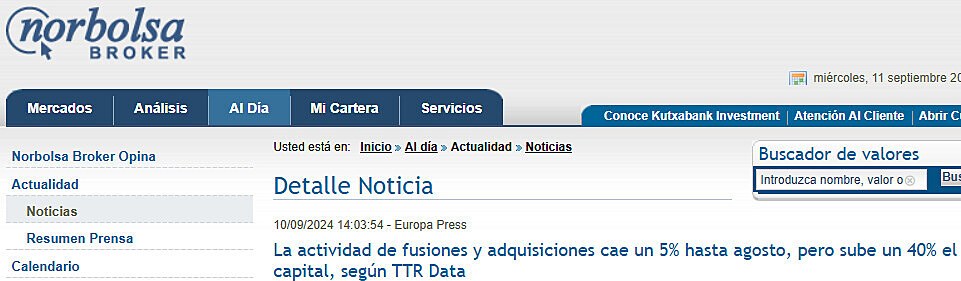 La actividad de fusiones y adquisiciones cae un 5% hasta agosto, pero sube un 40% el capital, segn TTR Data